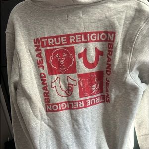 brand new true religion zip up hoodie